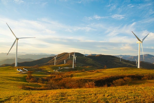 Molinos de viento-energía sostenible