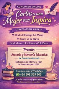 Cartel de Convocatoria concurso online