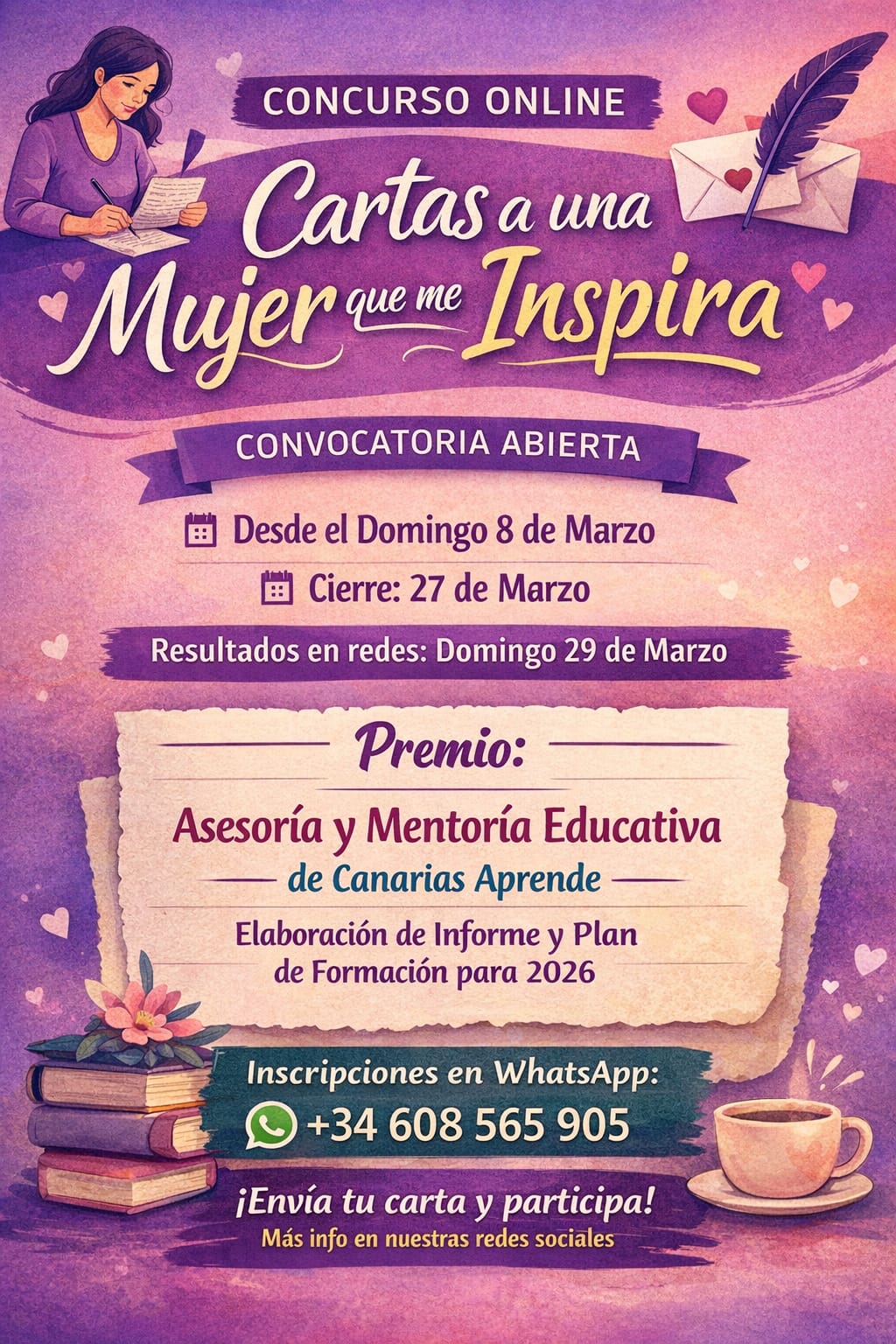 Cartel de Convocatoria concurso online